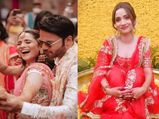 अंकिता लोखंडे  ने हल्दी और मेहंदी सेरेमनी में कैरी किया ये लुक, देखें फोटो 