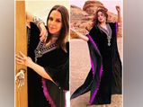 जान्हवी कपूर और नेहा धूपिया ने पहना एक जैसा ब्लैक काफ्तान, आपको किस लुक आया पसंद