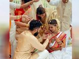 मलयाली दुल्हन बनीं मौनी रॉय, शादी की खूबसूरत तस्वीरें हुई वायरल