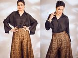 HBD Raveena Tondon: ब्लैक आउटफिट में देखें रवीना टंडन की दिलकश अदाएं