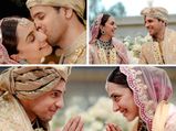 पिंक स्वारोवस्की लहंगे और रॉयल आइवरी शेरवानी में कियारा और सिद्धार्थ के ​​वेडिंग लुक को डीकोड करें