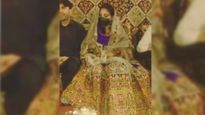 गोल्‍डन लहंगा और ब्राइडल लुक में फातिमा बनी अंजू का पाकिस्तान से नया वीडियो हुआ वायरल