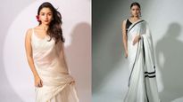  Rocky Aur Rani Ki Prem Kahani: आलिया भट्ट व्हाइट साड़ी में दिखाती हैं अपना किलर हॉट लुक