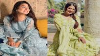 Falaq Naaz: फलक नाज़ के ग्लैमरस और गॉर्जियस सलवार सूट को रक्षाबंधन पर करें स्टाइल 