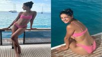 Ananya Pandey: अनन्या पांडे ने पिंक बिकनी में बढ़ाई गर्मी, टू पीस बिकनी लुक्स में फ्लॉन्ट किया फिगर