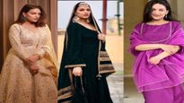 Himanshi Khurana: हिमांशी खुराना के स्टाइलिश और डिजाइनर सलवार सूट से लें इंस्पिरेशन, राखी पर लगें पंजाबी कुड़ी