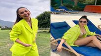 Rakul Preet Singh: नियॉन ग्रीन ब्लैज़र से लेकर बॉम्बशेल बिकनी लुक में रकुल प्रीत सिंह ढाती हैं कयामत