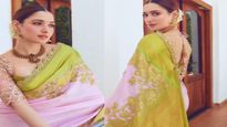 Tamannaah Bhatia:डबल शेड जरी वर्क साड़ी में तमन्ना भाटिया लगीं कयामत, माथे पर बिंदी और गजरे ने ढाया गजब