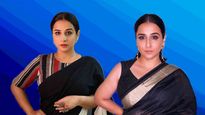 ऑफिस पार्टी या मीटिंग में साड़ी पहनना चाहती हैं, तो विद्या बालन के ये फॉर्मल ब्लाउज डिज़ाइन हैं बेस्‍ट 