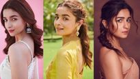 karwa chauth hairstyle: आलिया भट्ट के  9 यून‍िक हेयरस्‍टाइल, जो साड़ी और लहंगे पर लगेंगे खूब प्‍यारें 