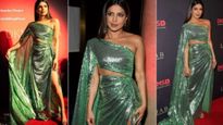DKMS Gala के रेड कार्पेट पर प्रियंका चोपड़ा के ग्‍लैमर का चला जादू,  थाई हाई स्लिट मैटेलिक गाउन में आई नजर 