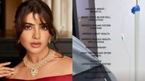 Samantha Ruth Prabhu ने शेयर क‍िया  IV Drip लगी फोटो, गिनाएं इम्‍यून‍िटी बूस्‍टर थेरेपी के फायदे   