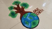 Save Earth Rangoli Design : इन रंगोली डिजाइन से दें पृथ्‍वी बचाओ का संदेश, यहां से लें आइडिया 