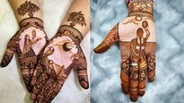 सुहाग की लंबी उम्र के ल‍िए हाथों में सजाएं ये खूबसूरत सी मेहंदी, यहां देखें करवा चौथ थीम पर डिजाइन