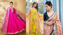 Hina Khan Lehriya Look : सावन में ट्रेड‍िशन लुक के ल‍िए पहनें लहरिया साड़ी या सूट, हिना खान से लें आइडिया