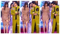 Vivek Oberoi reaction when actress skirt falls in front of him elnaaz norouzi masti 4 oops moment video