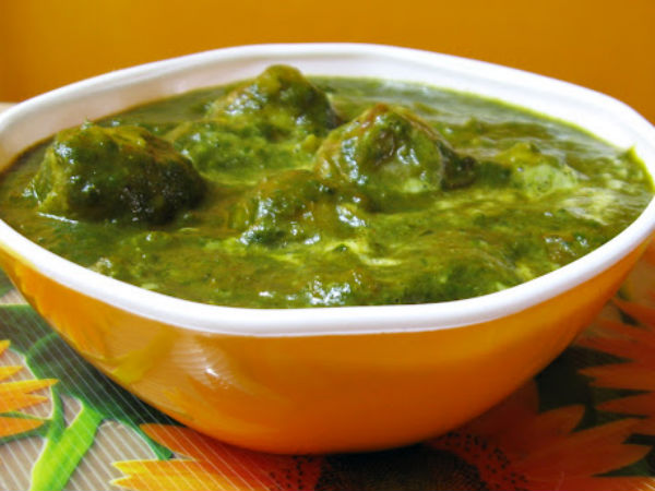 Palak Baby Corn Palak Baby Corn