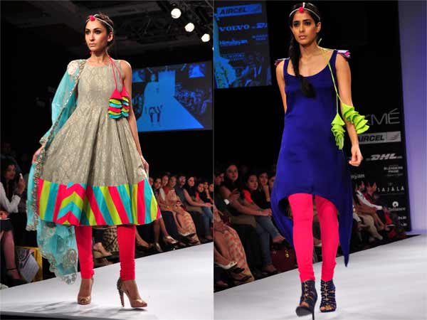 Kurti Styles At Lakme Fashion Week