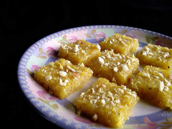 Arbi Burfi Recipe