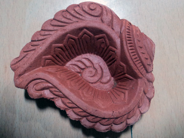 शंख वाला दिया 