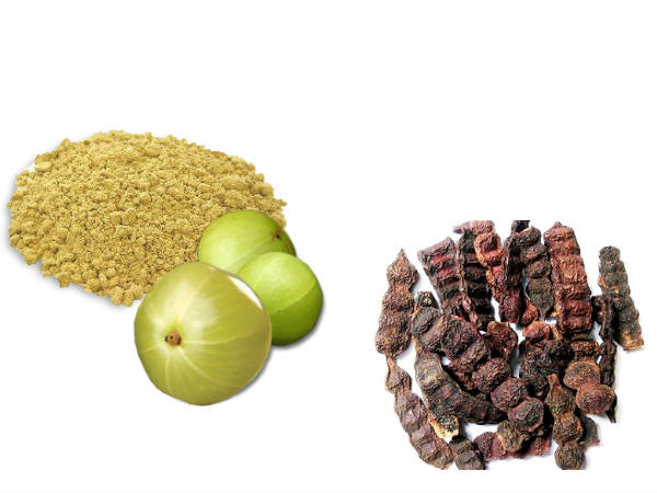 आमला पाउडर और‍ शीकाकाई