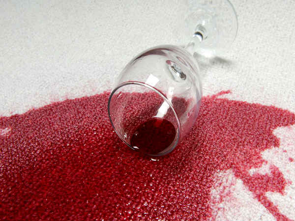 Method To Get Red Wine Stains