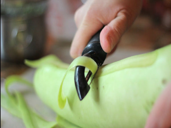 लौकी का छिलका : 