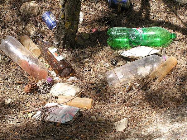 कूड़ा फेकना