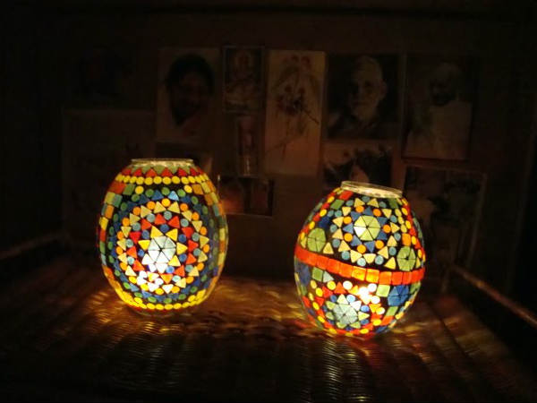 चीनी मिट्टी लालटेन