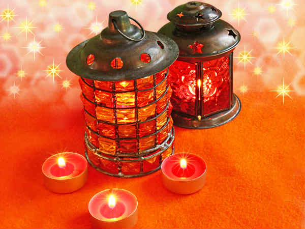 कांच के लालटेन