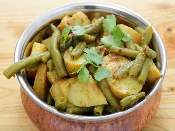 Punjabi Aloo Beans Recipe