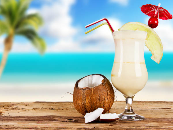 Pina colada lassi