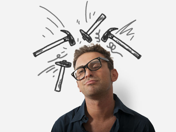 2- तीक्ष्ण सिरदर्द