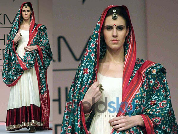 हरा पटोला रूपट्टा 