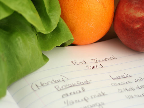 भोजन का एक बही खाता रखें