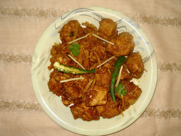 Indo-Chinese Ginger Chicken