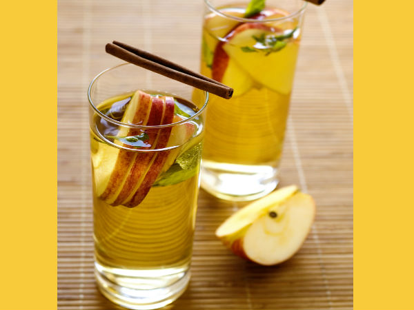 Apple n Mint Tea Punch