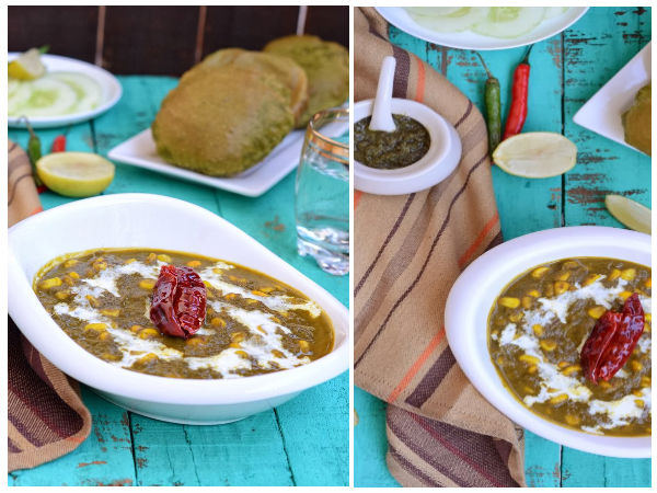  Palak Corn Curry Recipe 