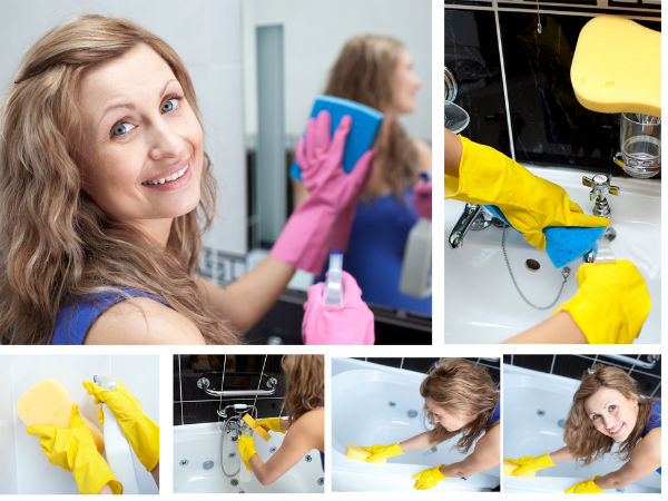 how to clean your bathroom: 6 tips