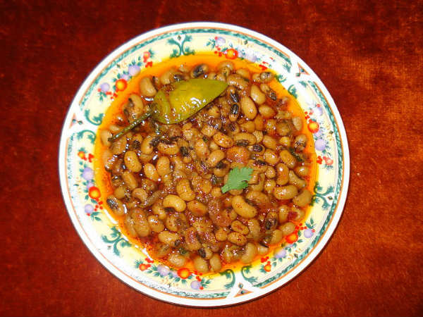 Punjabi Lobia Masala Curry Recipe