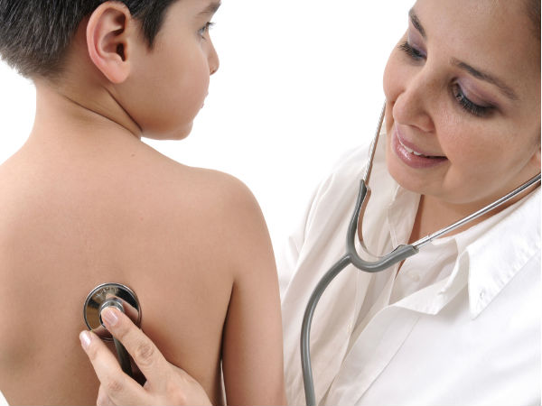 Mark On child's back signal spine problems