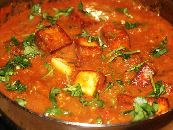 Spicy Paneer Masala Balti