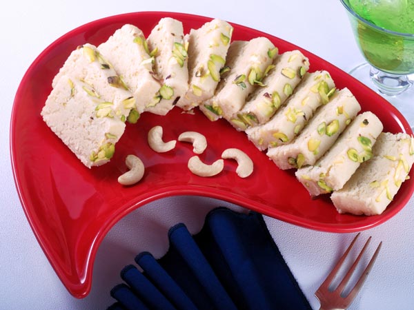 Bhang "Badam" Burfi For Holi 