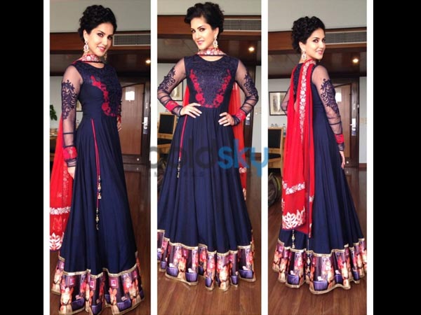Gorgeous Sunny Leone In Anarkali