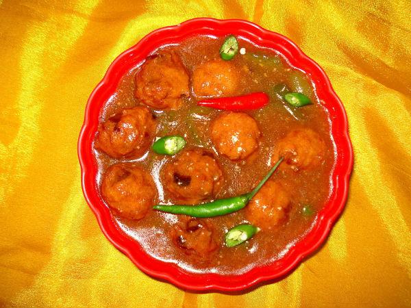 Vegetable Gravy Manchurian