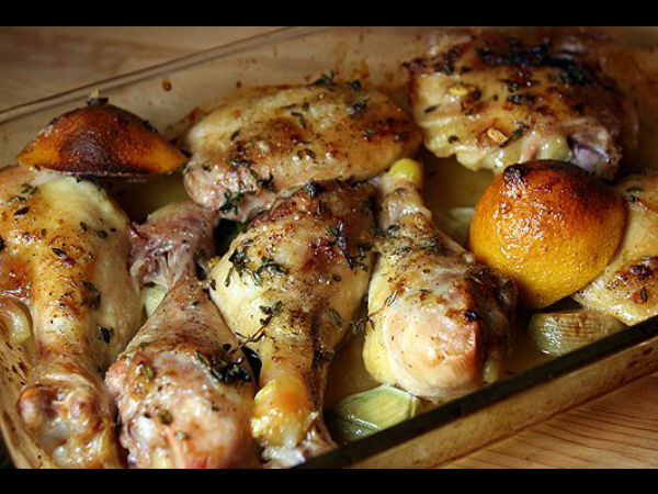 Garlic Chicken With Thyme 