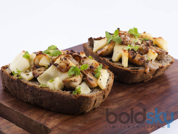 Yummy Mushroom Cheese Sandwich Recipe