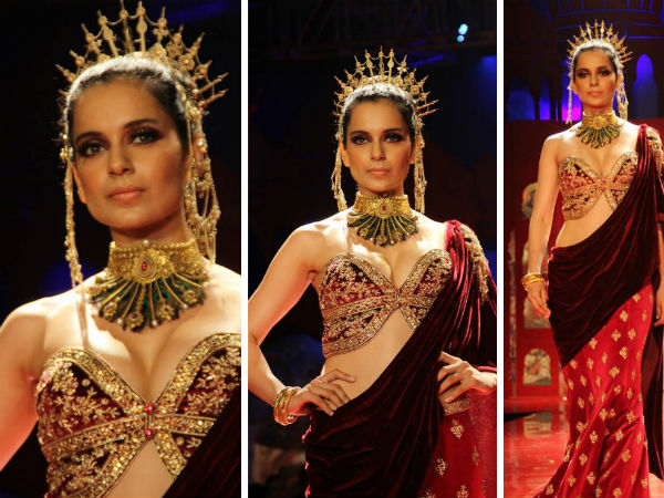 ट्यूब चोली में कंगना रनौत