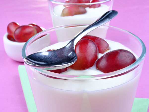 Grapes & Yoghurt Side Dish