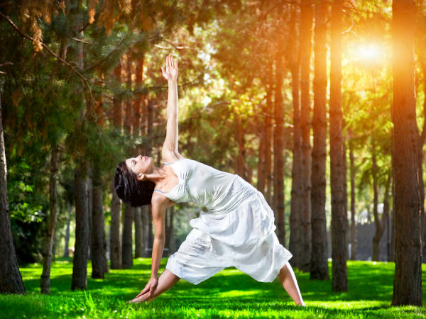 Trikonasana Or Triangle Pose For Weight Loss